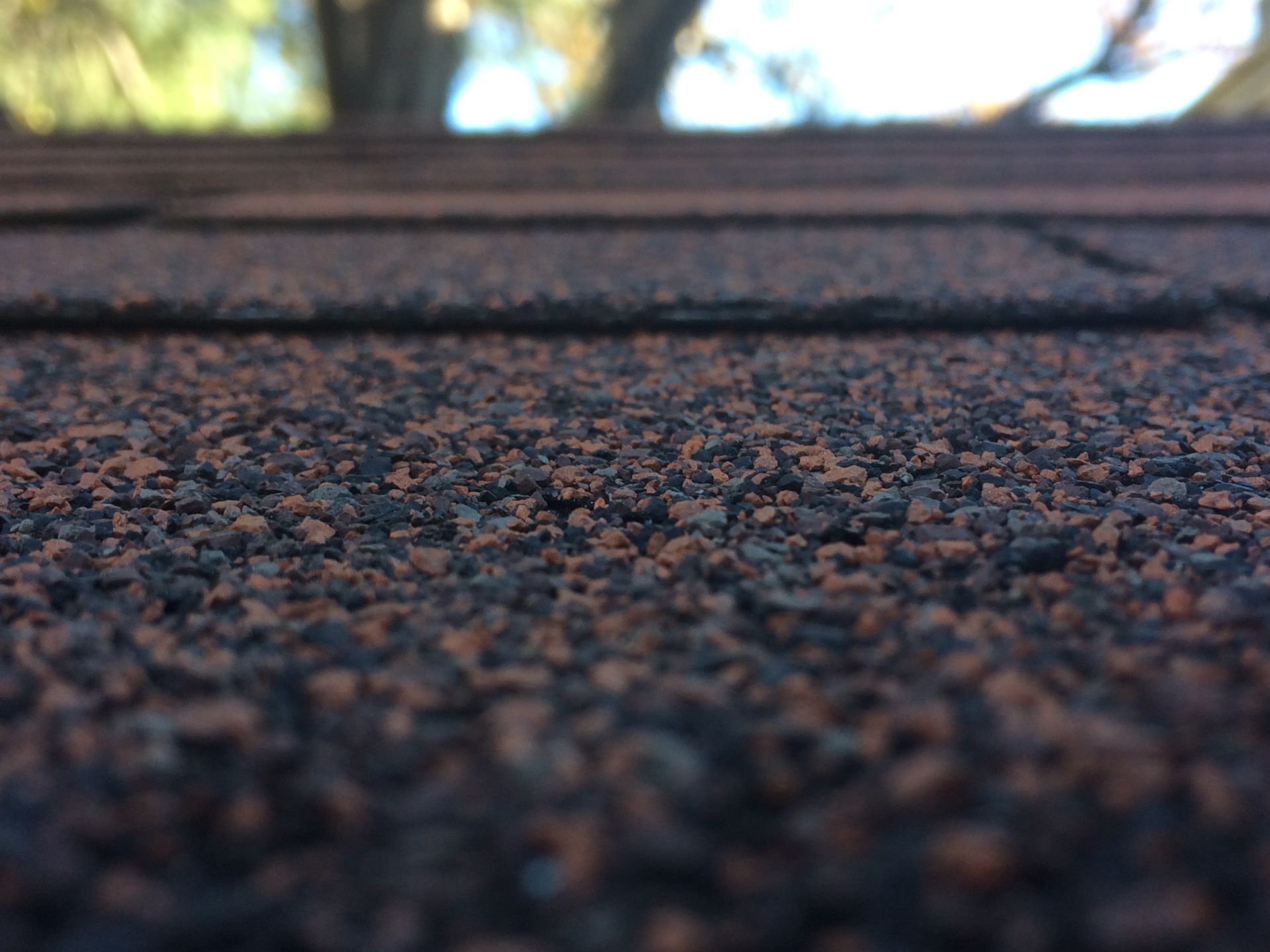 BUR roofing system up close on a commercial roof in Atlanta